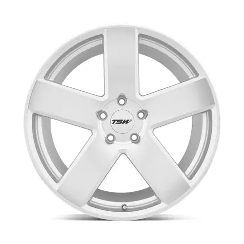 TSW BRISTOL 22X10.5 5x112 ET44 CB66.56mm Silver W/ Mirror