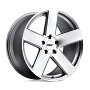 TSW BRISTOL 22X10.5 5x112 ET44 CB66.56mm Silver W/ Mirror