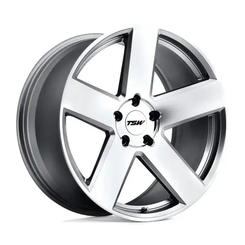 TSW BRISTOL 22X10.5 5x112 ET44 CB66.56mm Silver W/ Mirror