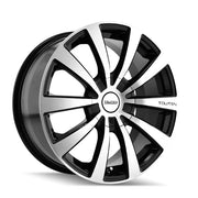 TOUREN TR3 3130 GLOSS BLACK MACHINED 15x7 5x100/5x114.3