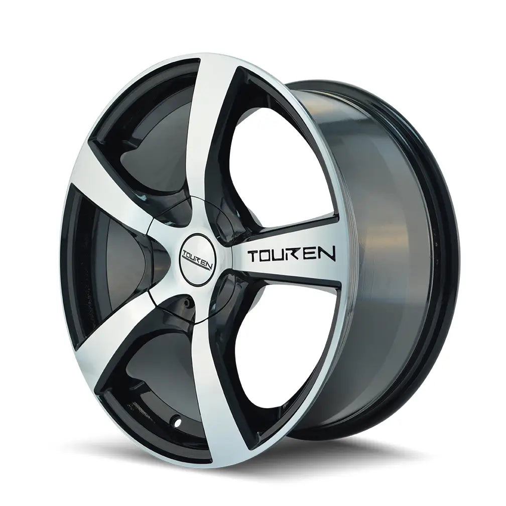 TOUREN TR9 3190 GLOSS BLACK MACHINED 16x7 5x112/5x120 42MM