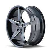TOUREN TR70 3270 GLOSS BLACK MILLED 17x7.5 5x112 40MM