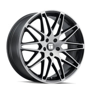 TOUREN TR75 3275 MATTE BLACK BRUSHED WITH DARK 18x8 5x120