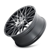 TOUREN TR78 3278 MATTE BLACK BRUSHED WITH DARK 18x8 5x108