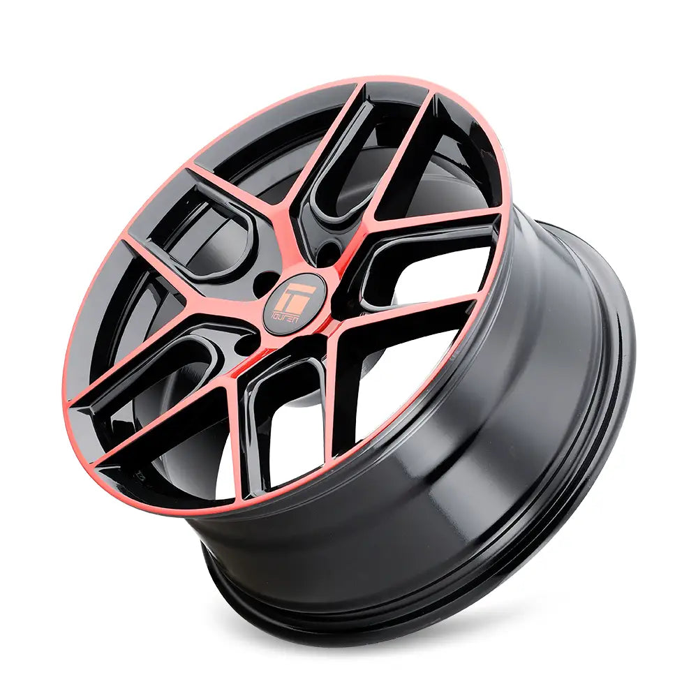 TOUREN TR79 3279 GLOSS BLACK MACHINED WITH RED 20x9 5x112