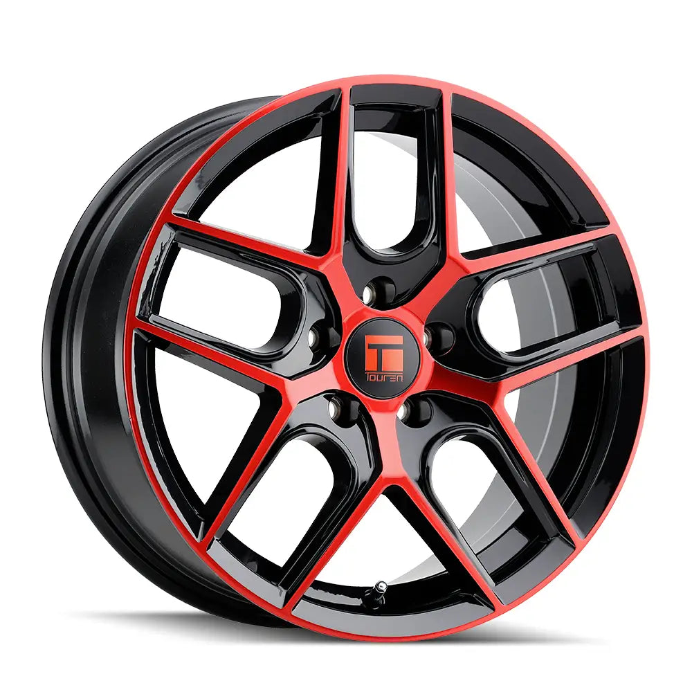 TOUREN TR79 3279 GLOSS BLACK MACHINED WITH RED 20x9 5x112