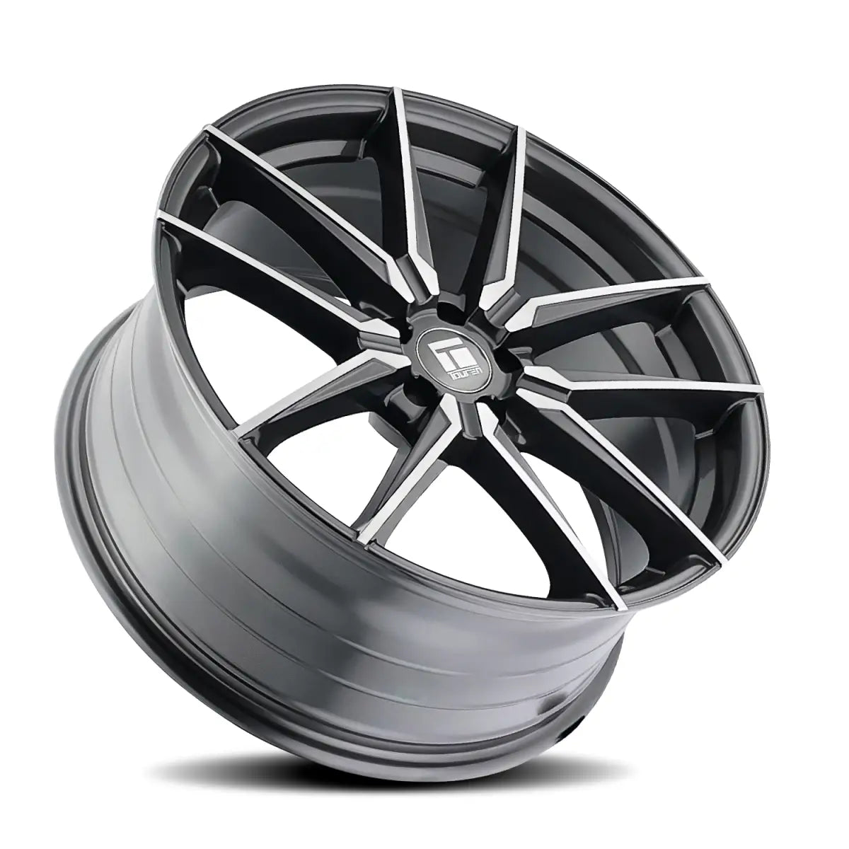 TOUREN TR94 3294 GLOSS GRAPHITE BRUSHED WITH DARK 19x8.5