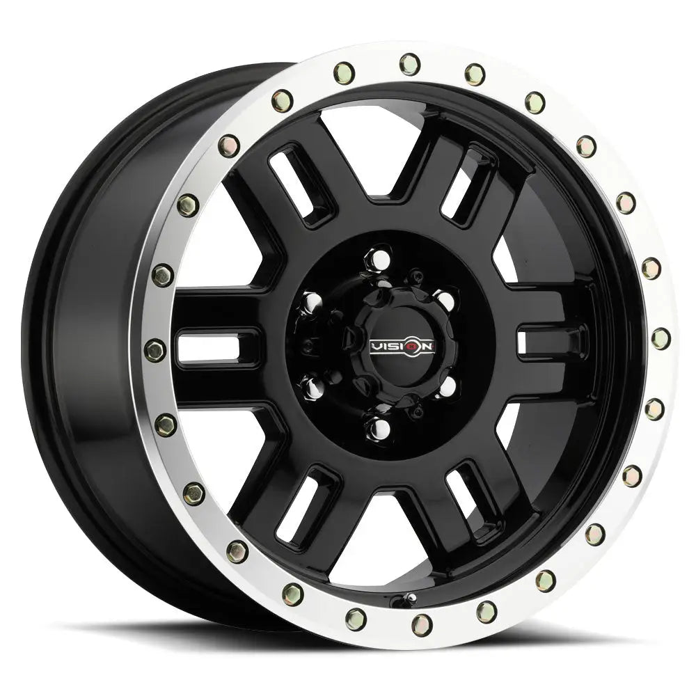 Vision Wheels 398 MANX 17X8.5 8x170 CB125.2 ET0 Gloss Black