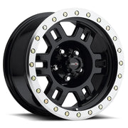 Vision Wheels 398 MANX 18X9 5x139.7 CB108 ET18 Gloss Black