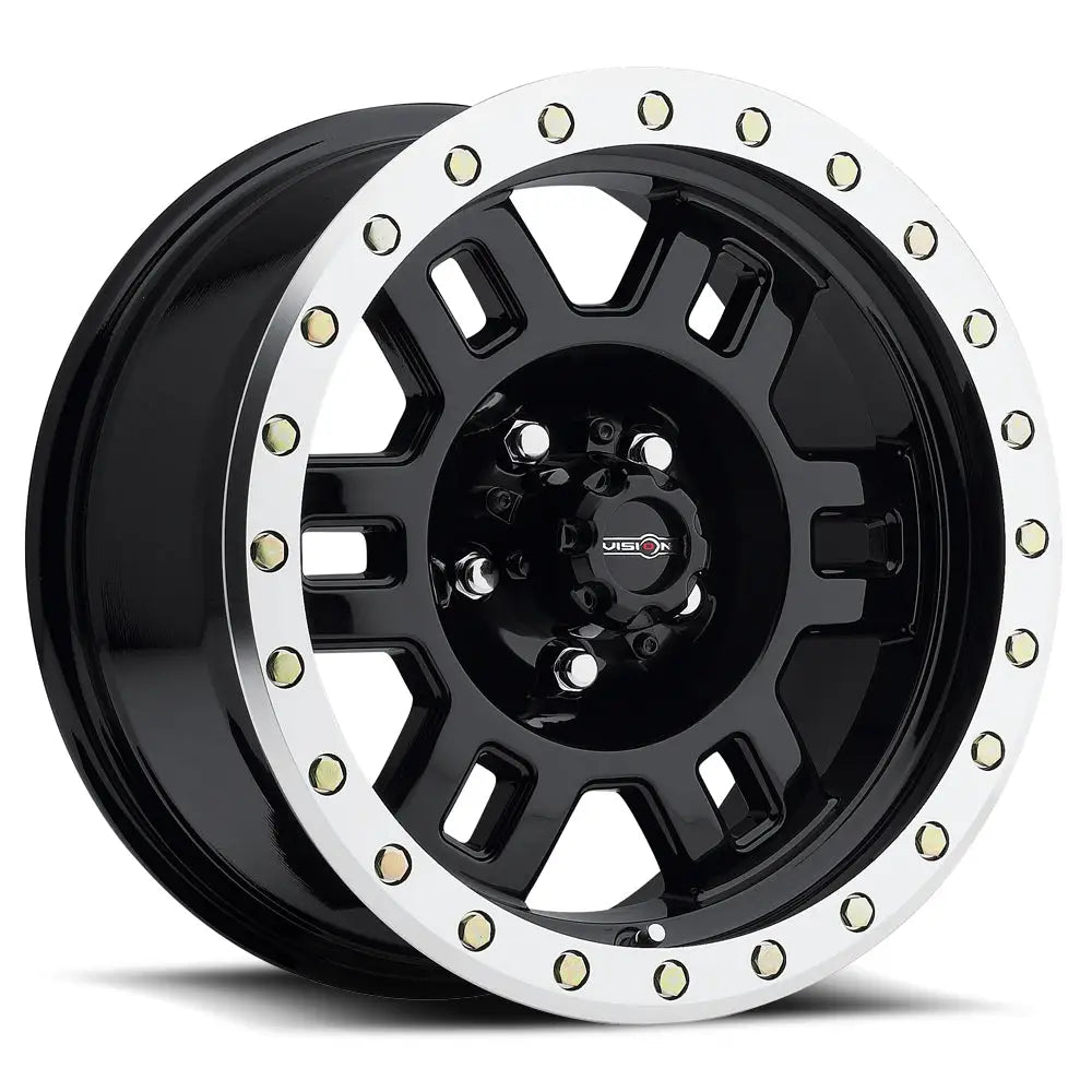 Vision Wheels 398 MANX 18X9 5x139.7 CB108 ET18 Gloss Black