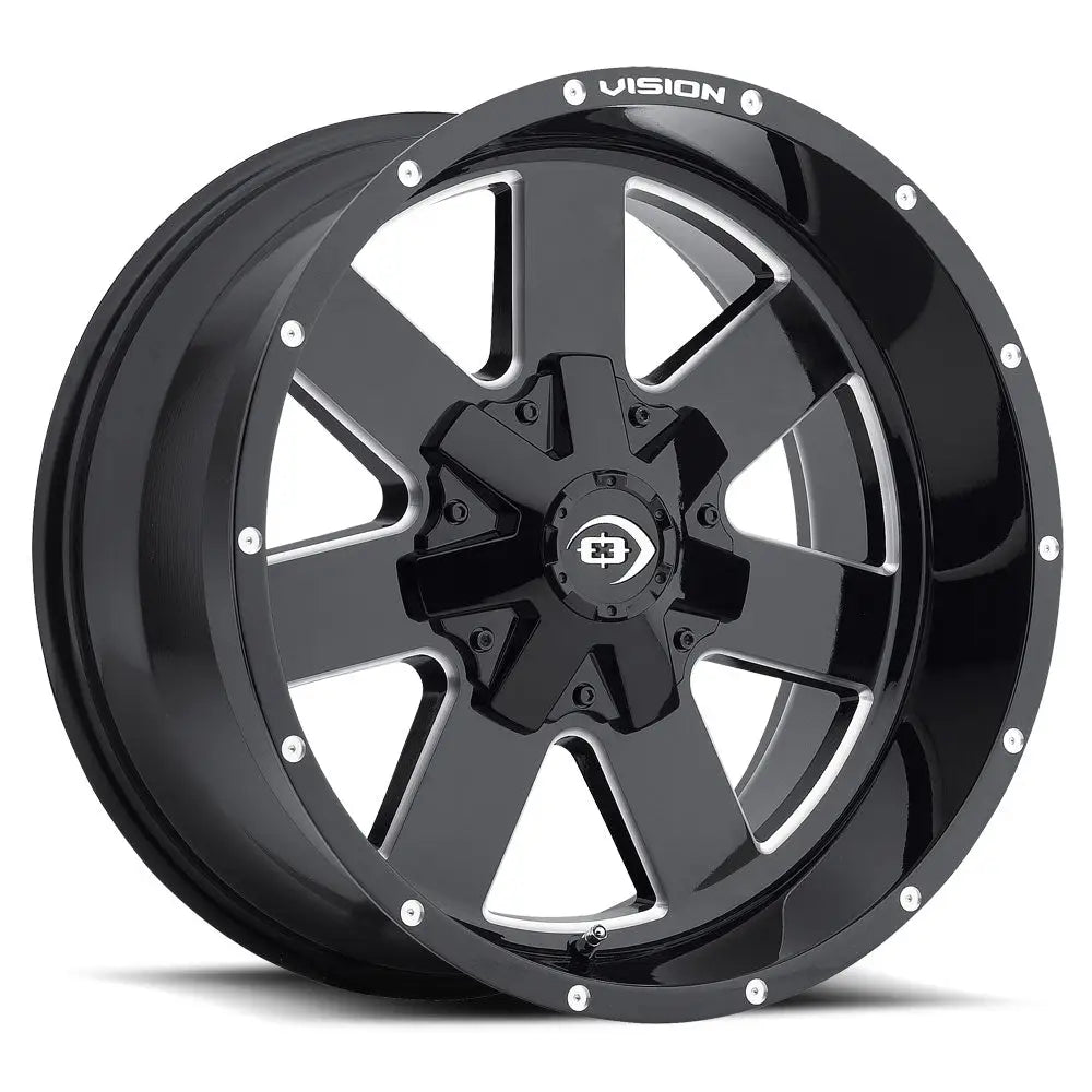 Vision Wheels 411 ARC 20X9 8x170 CB125.2 ET-12 Gloss Black