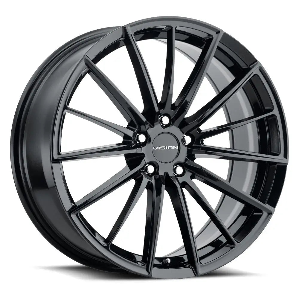 Vision Wheels 473 AXIS 20X8.5 5x112 CB73.1 ET35 Gloss Black