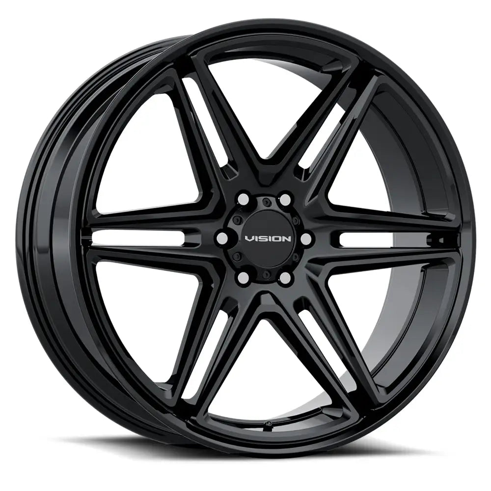Vision Wheels 476 WEDGE 22X9.5 6x139.7 CB78.1 ET15 Gloss