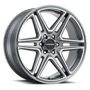 Vision Wheels 476 WEDGE 20X9 6x139.7 CB78.1 ET30 Gunmetal