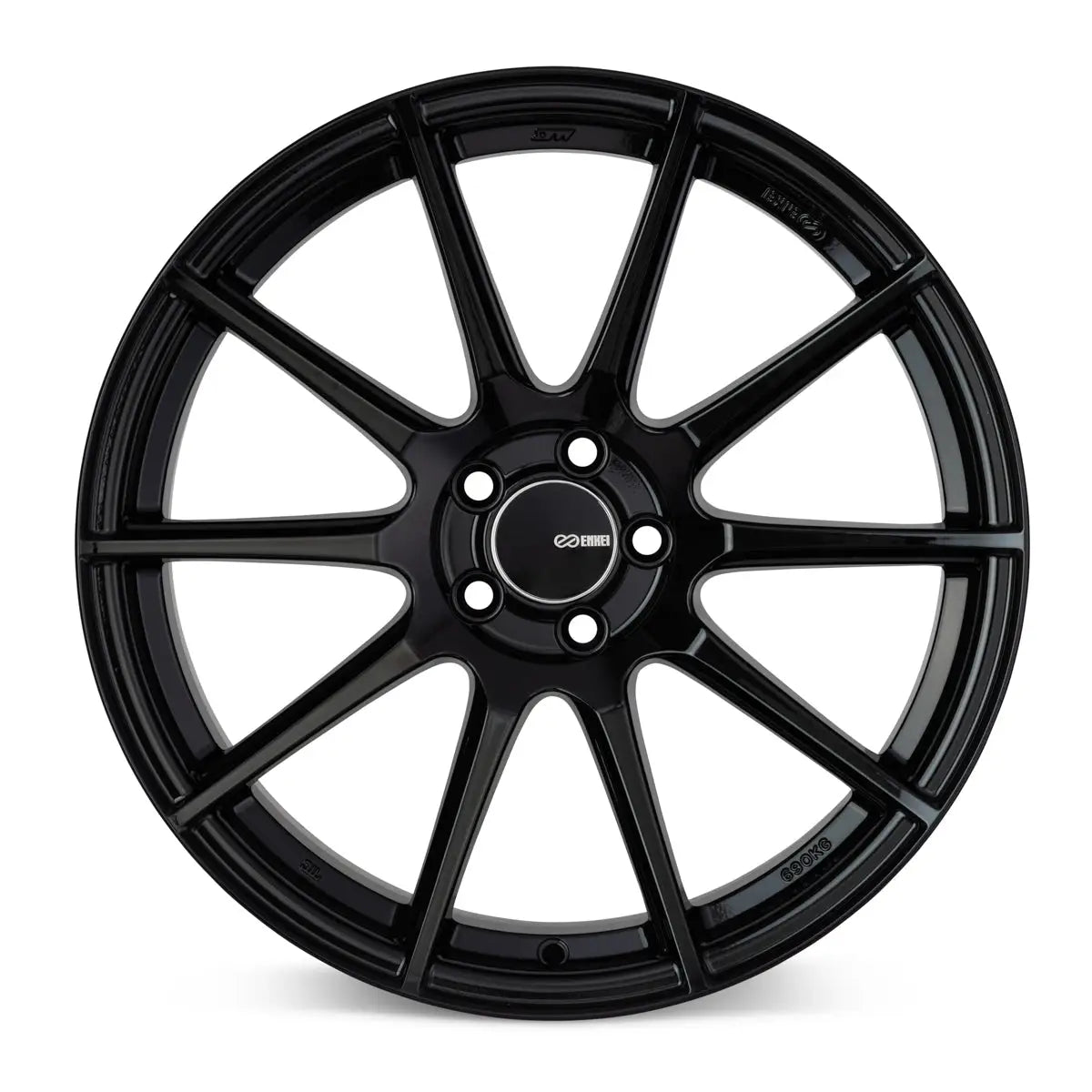 Enkei TS10 18x9.5 5x114.3mm ET35 CB72.6mm Gloss Black