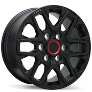 OEM Style 17x8 ET55 95.1 Direct Fit Matte Black / Michelin