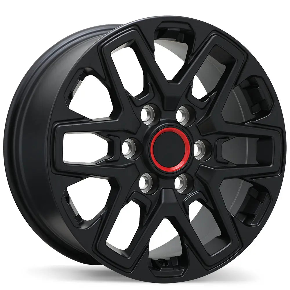 OEM Style 17x8 ET55 95.1 Direct Fit Matte Black / Michelin
