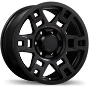 OEM Style 17x8 ET5 106.1 Direct Fit Matte Black / Michelin