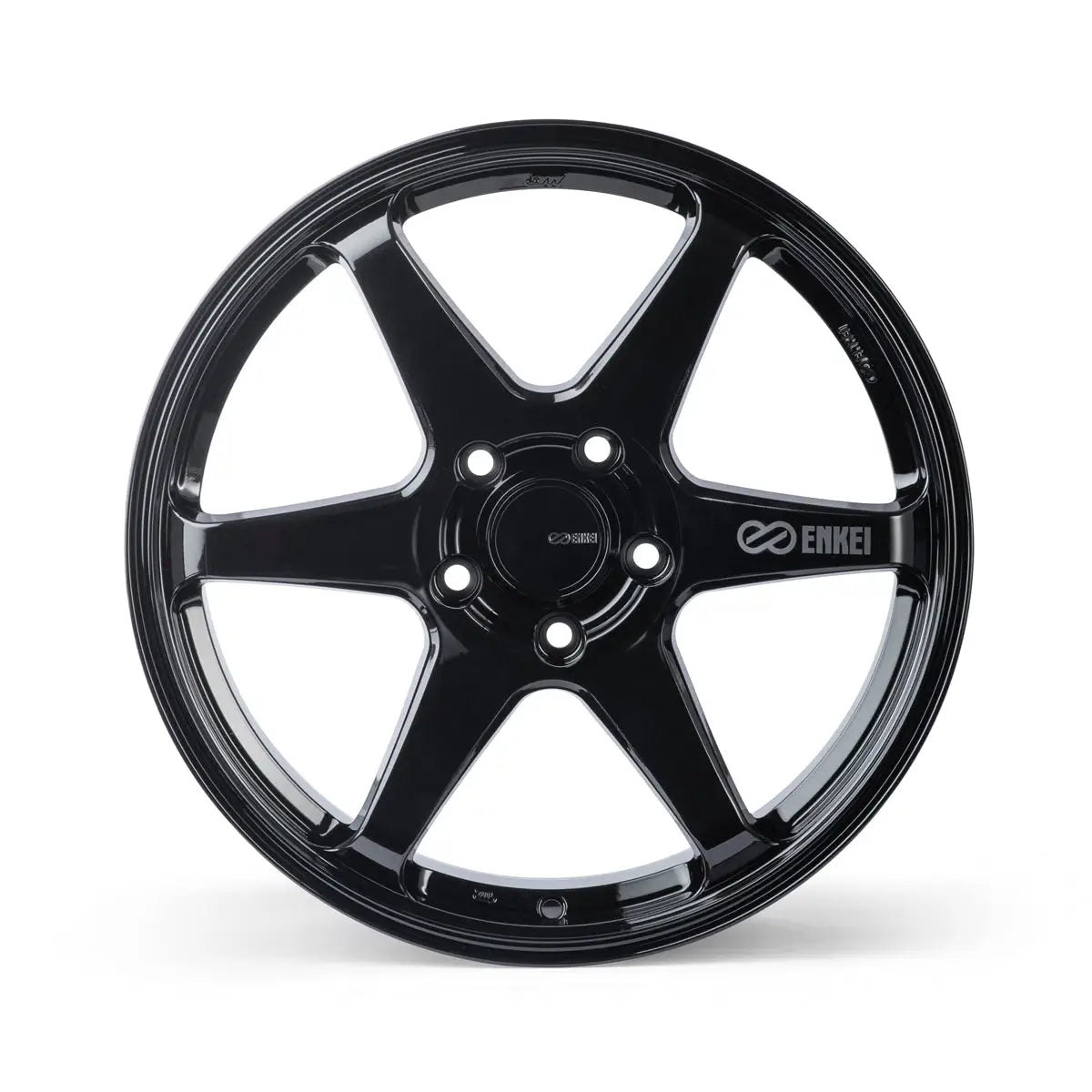 Enkei T6R 18x8.0 5x114.3mm ET40 CB72.6mm Gloss Black