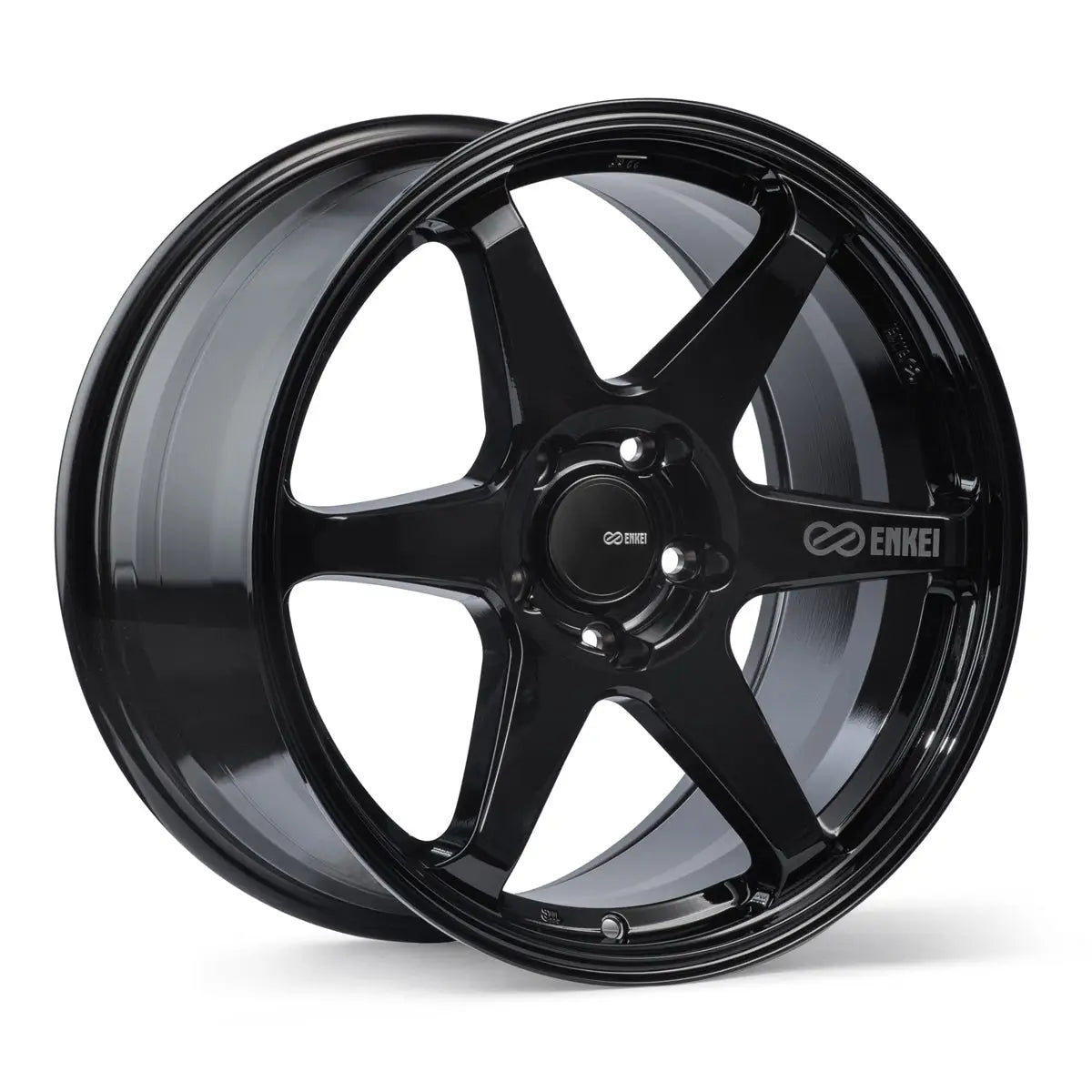 Enkei T6R 18x9.5 5x114.3mm ET38 CB72.6mm Gloss Black