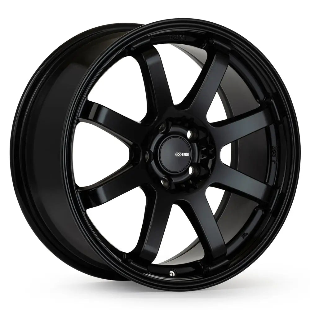 Enkei Vanquish 17x8.0 5x100mm ET45 CB72.6mm Gloss Black