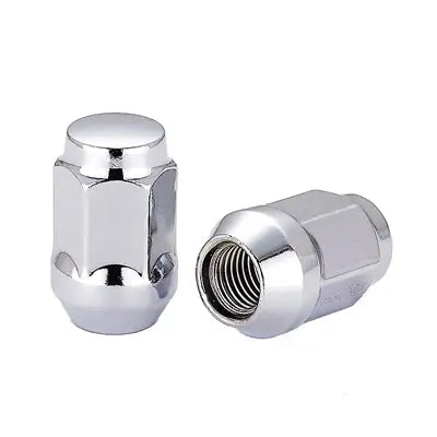 Acorn Chrome Nut 1PC 60° Bulge-12x1.25mm-19mm Hex-Premium