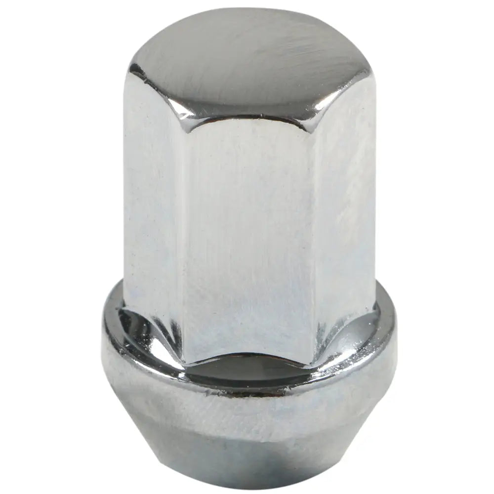 Acorn Chrome Nut 1PC 60° Bulge-12x1.50mm-17mm Hex-Premium