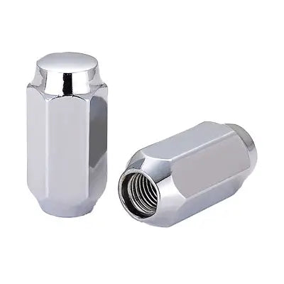 Acorn Chrome Long Nut 1PC 60° Seat-12x1.50mm-21mm