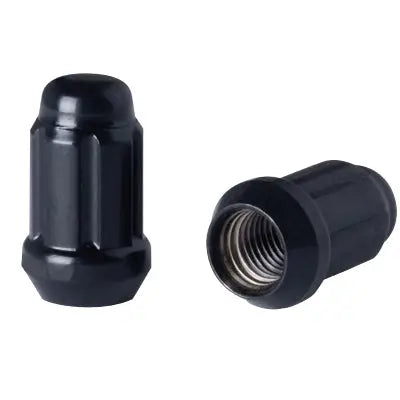 6 Spline Black Nut 2PC 60° Seat-12x1.50mm-17/19/21/22/24mm