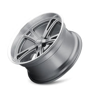 RIDLER 606 GLOSS GREY MACHINED 20x8.5 5x127 0MM 83.82MM
