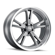 RIDLER 606 GLOSS GREY MACHINED 18x9.5 5x127 0MM 83.82MM