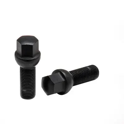 Acorn Matte Black Bolt R12 Radius Seat-12x1.50mm-24mm