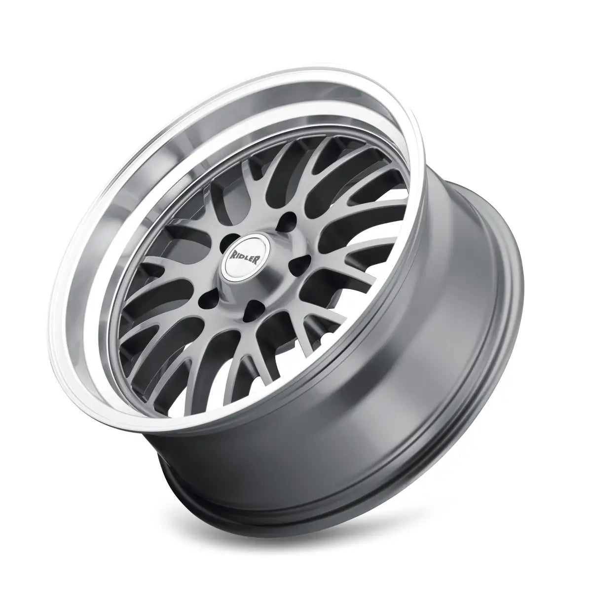 RIDLER 607 GLOSS GREY MACHINED 18x8 5x120.65 0MM 83.82MM