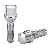 6 Spline Chrome Bolt 60° Seat-14x1.25mm-27mm