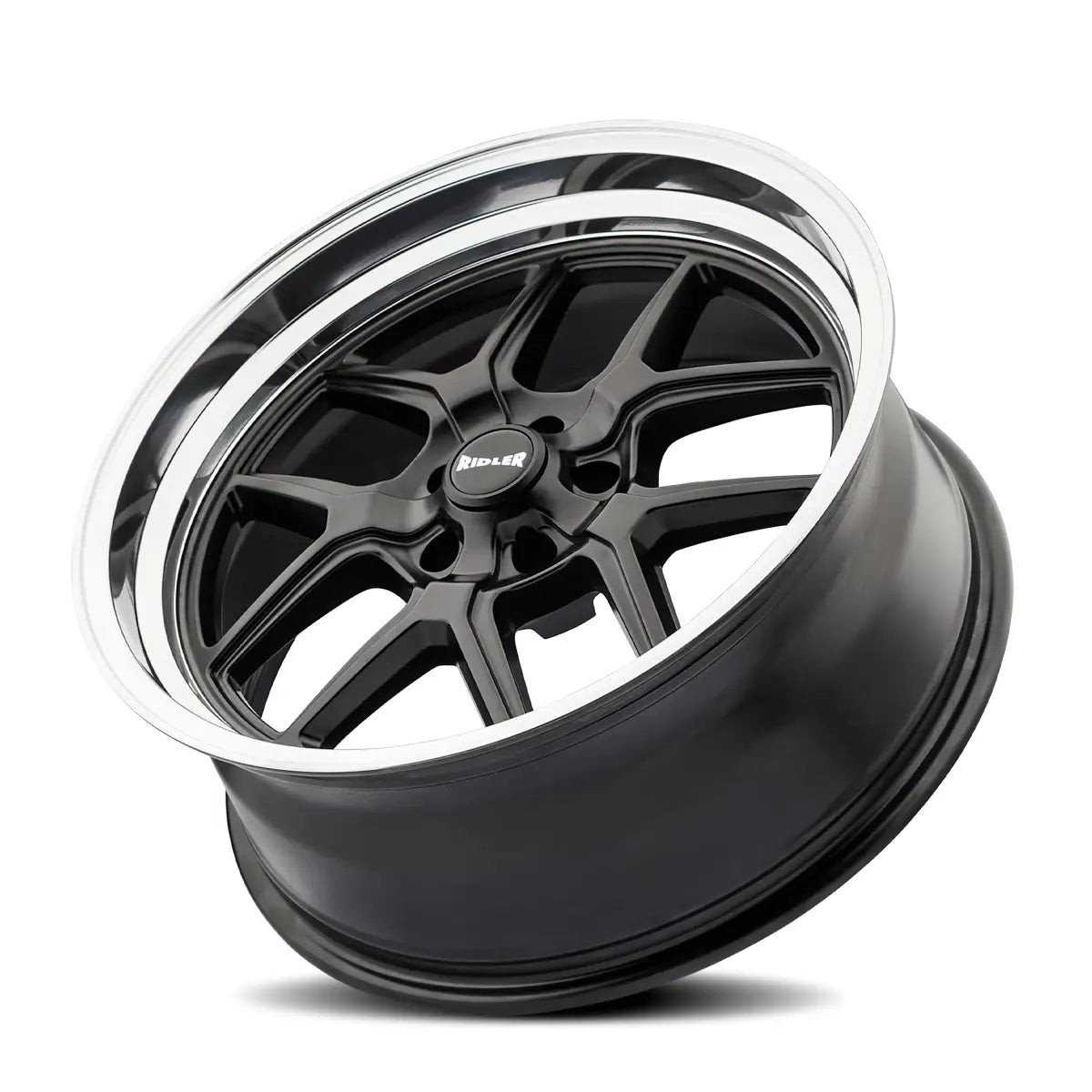 RIDLER 610 MATTE BLACK POLISHED 20x8.5 5x120.65 0MM 83.82MM