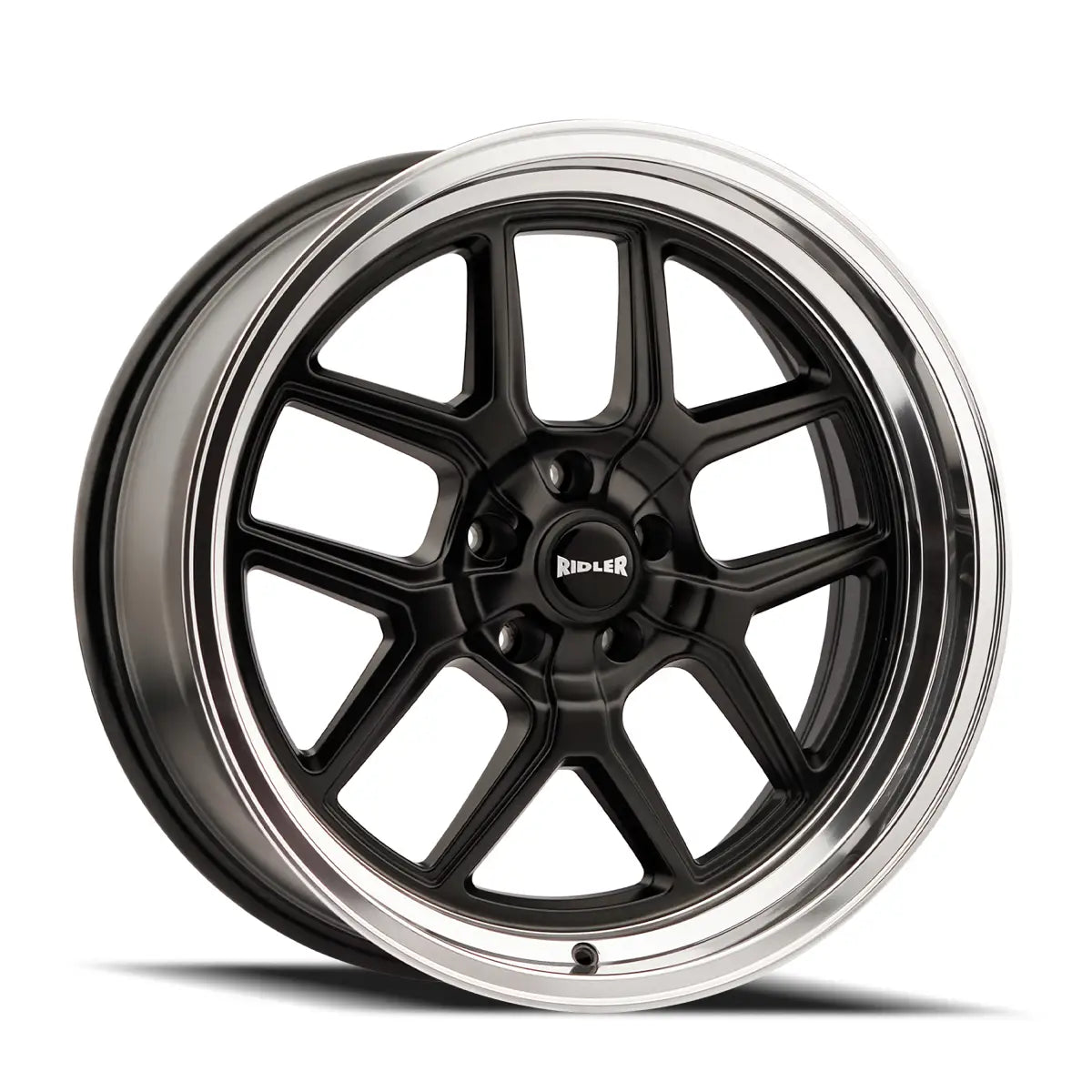 RIDLER 610 MATTE BLACK POLISHED 20x8.5 5x114.3 0MM 83.82MM