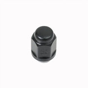 Acorn Satin Black Nut 2PC 60° Bulge Seat-12x1.25mm-21mm