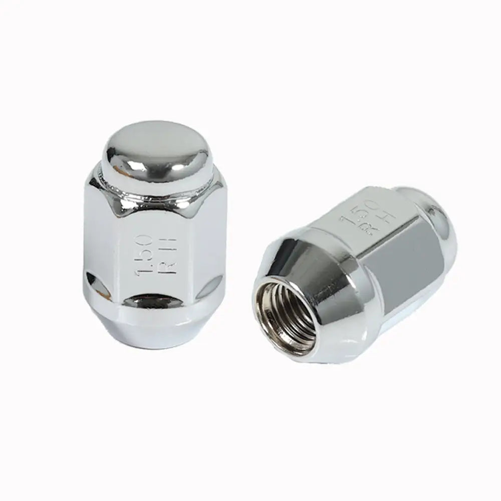 Acorn Chrome Nut 2PC 60° Bulge Seat-12x1.50mm-21mm
