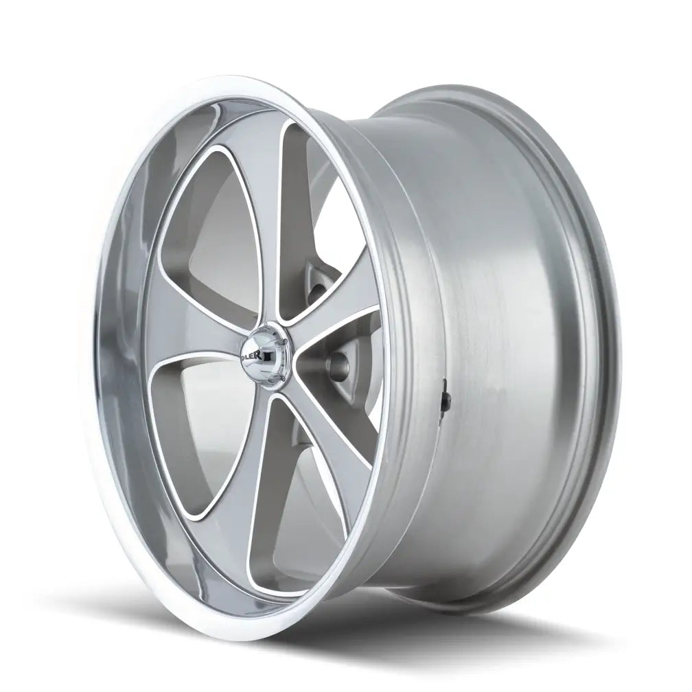 RIDLER 645 GLOSS GREY MACHINED AND POLISH 20x8.5 5x114.3