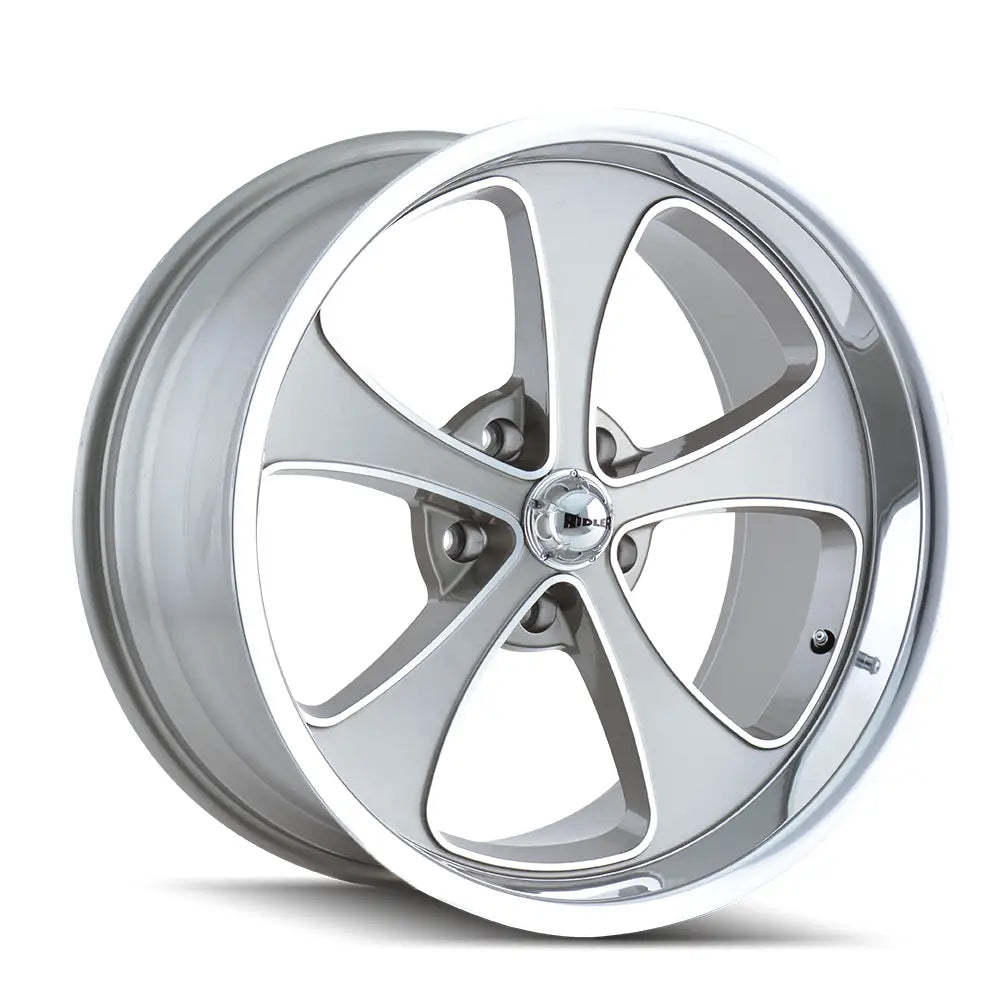 RIDLER 645 GLOSS GREY MACHINED AND POLISH 18x9.5 5x114.3