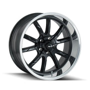 RIDLER 650 MATTE BLACK POLISHED 20x8.5 5x120.65 0MM 83.82MM