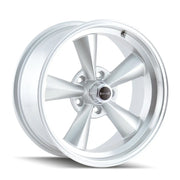 RIDLER 675 SATIN SILVER MACHINED 15x8 5x114.3 -12MM 83.82MM