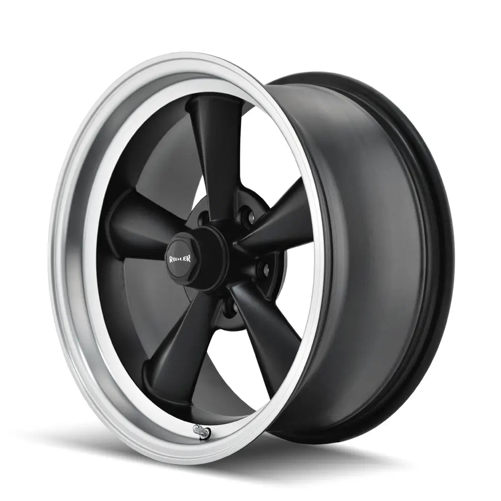 RIDLER 675 MATTE BLACK MACHINED 17x8 5x114.3 0MM 83.82MM
