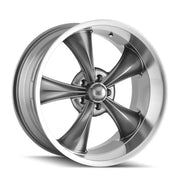 RIDLER 695 GLOSS GREY MACHINED 17x8 5x114.3 0MM 83.82MM