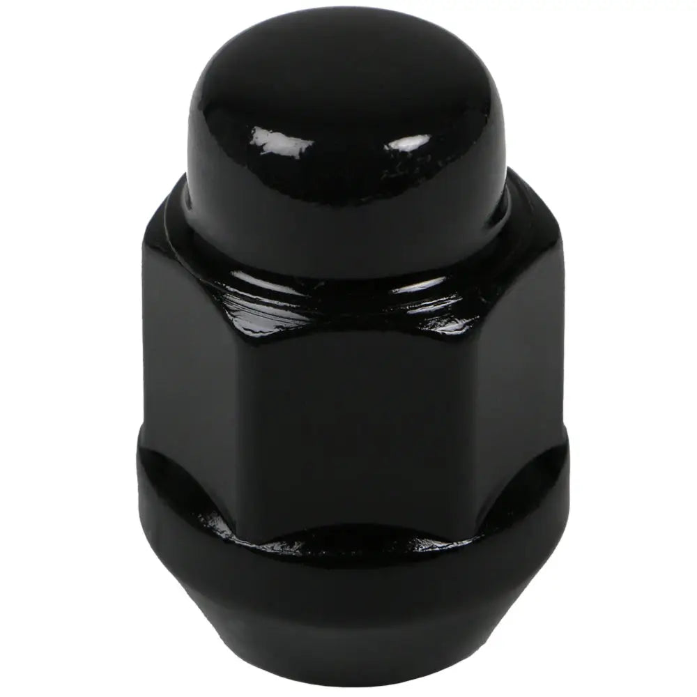 Acorn Black Nut 2PC 60° Bulge Seat-12x1.25mm-19mm Hex
