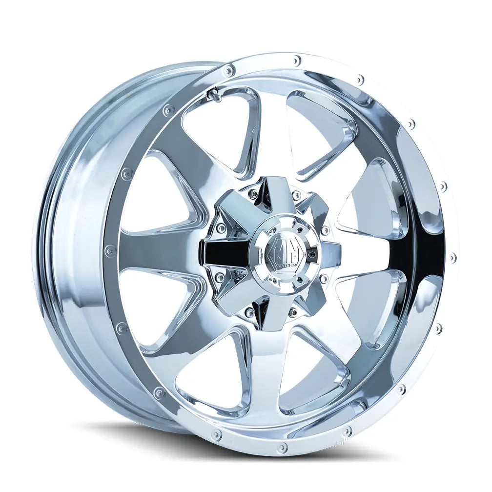 MAYHEM TANK 8040 CHROME 20x9 8x165.1/8x170 -12MM 130.8MM