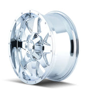 MAYHEM TANK 8040 CHROME 20x9 8x165.1/8x170 -12MM 130.8MM
