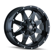 MAYHEM TANK 8040 GLOSS BLACK MILLED 18x9 8x165.1/8x170