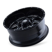 MAYHEM MONSTIR 8100 GLOSS BLACK MILLED 20x9 5x127/5x139.7