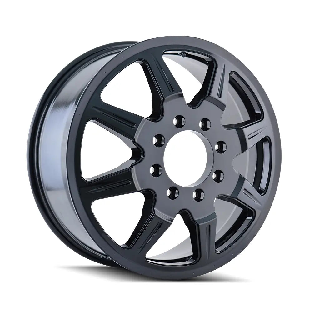 MAYHEM MONSTIR 8101 FRONT GLOSS BLACK MILLED 17x6.5 8x165.1